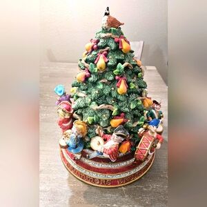 Fitz & Floyd 12 Days of Christmas 11 Drummers Drumming Cookie Jar